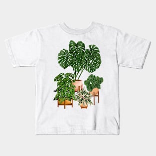 House plants collection 6 Kids T-Shirt